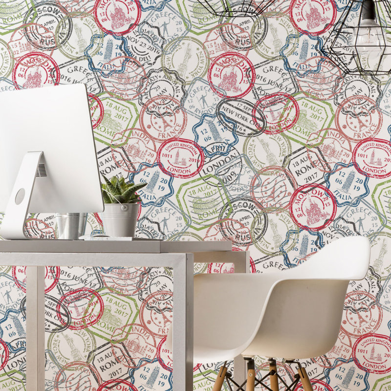 WallsByMe Textured Peel and Stick Wallpaper Panel Wayfair